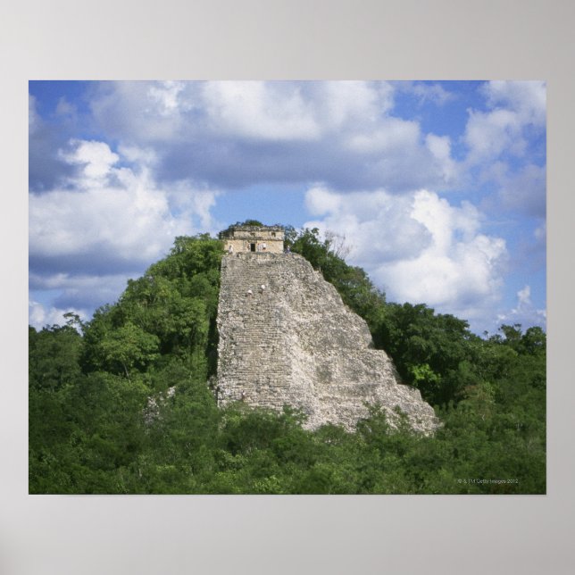 Mayan ruins of Coba, Yucatan peninsula, Mexico Poster (Front)