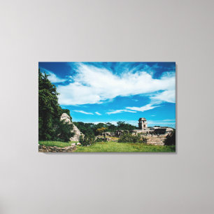 Mayan Ruins Of Palenque Canvas Print