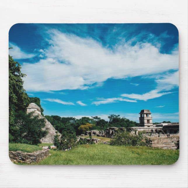 Mayan Ruins Of Palenque Mouse Mat (Front)