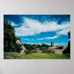 Mayan Ruins Of Palenque Poster