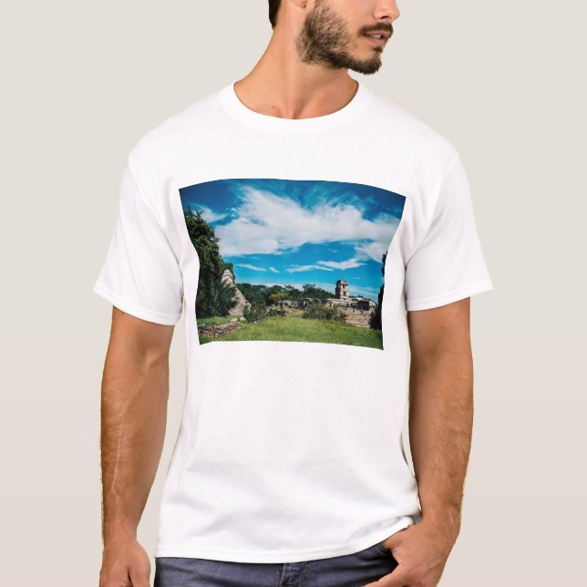 Mayan Ruins Of Palenque T-Shirt (Front)