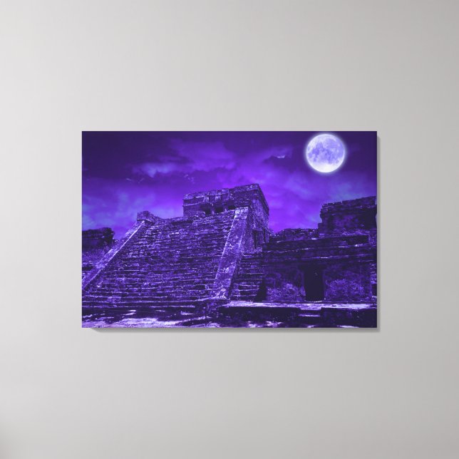 Mayan Ruins | Tulum Mexico Canvas Print (Front)