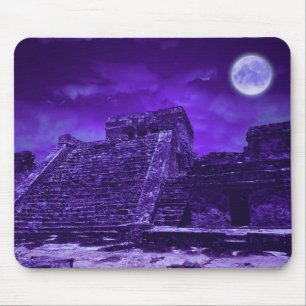 Mayan Ruins Tulum Mexico Mouse Mat