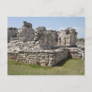 Mayan Ruins, Tulum, Mexico Postcard