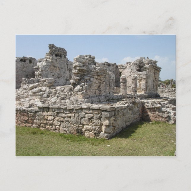 Mayan Ruins, Tulum, Mexico Postcard (Front)