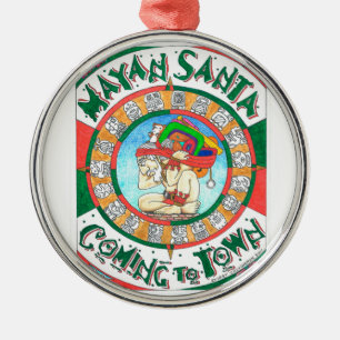 Mayan Santa ornament
