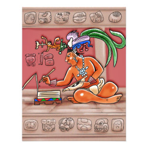 Mayan Scribe Photo Print