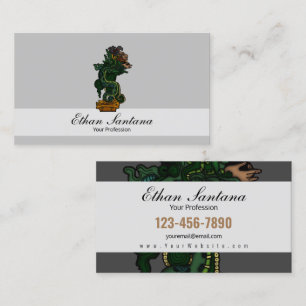 Mayan Serpent God Business Card