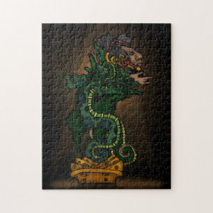 Mayan Serpent God Jigsaw Puzzle