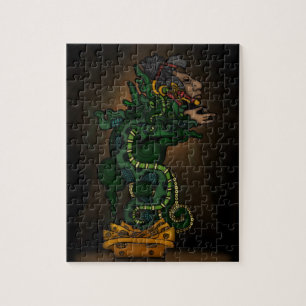 Mayan Serpent God Jigsaw Puzzle