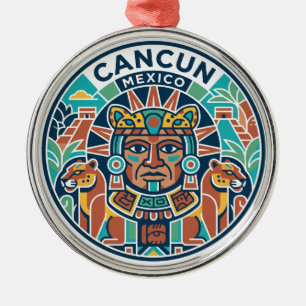 Mayan Sun God (Kinich Ahau) Mexico Metal Tree Decoration