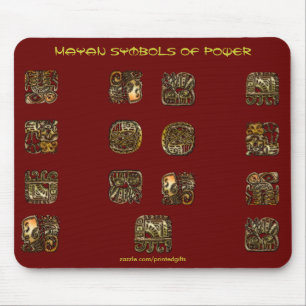 MAYAN Symbols of Power Mousepad