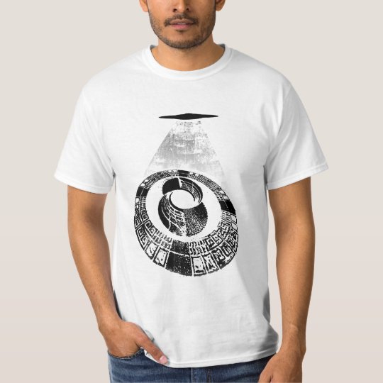 Mayan Time Wheel Crop Circle T-Shirt