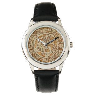 Mayan Tribal Warrior Wristwatch - Aztec WristWatch