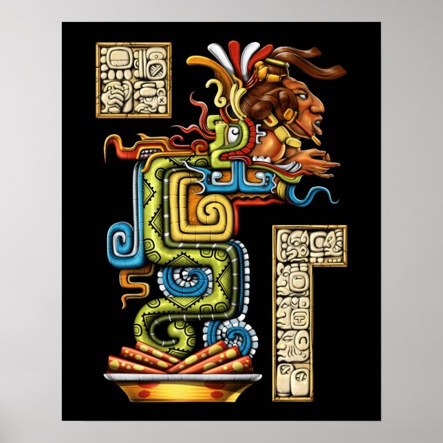 Mayan Vision Serpent Poster (Front)