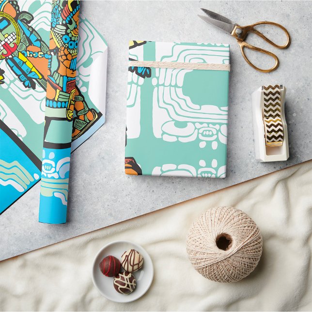 Mayan Warrior And King Wrapping Paper (Creator Uploaded)