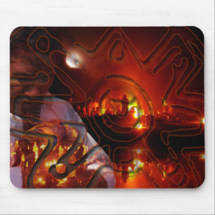 Mayan Winter Solstice Mouse Mat