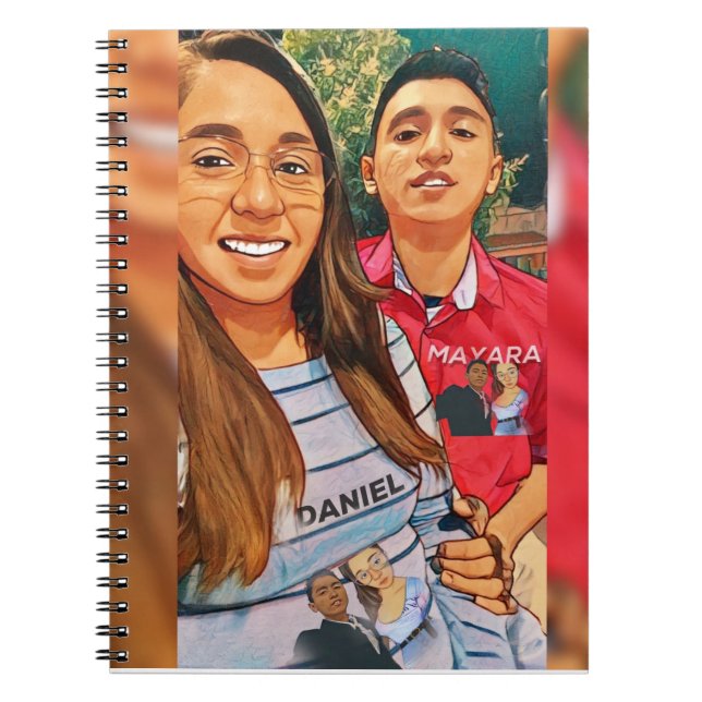 Mayara e Dani Notebook (Front)