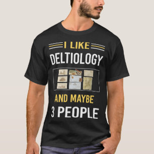 Maybe 3 People Deltiology Postcard Postcards T-Shirt