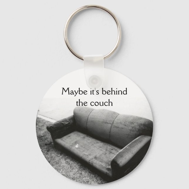 Maybe it's behind key ring (Front)