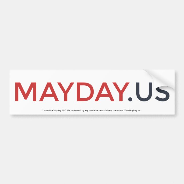 MayDay Bumpersticker Bumper Sticker (Front)