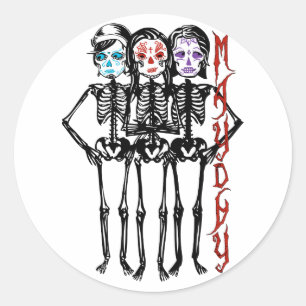 mayday : colour touched 2 classic round sticker