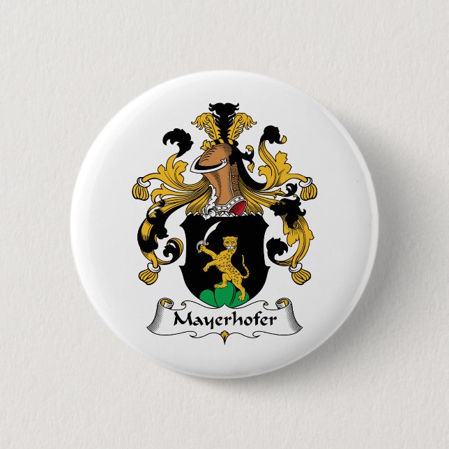 Mayerhofer Family Crest 6 Cm Round Badge (Front)