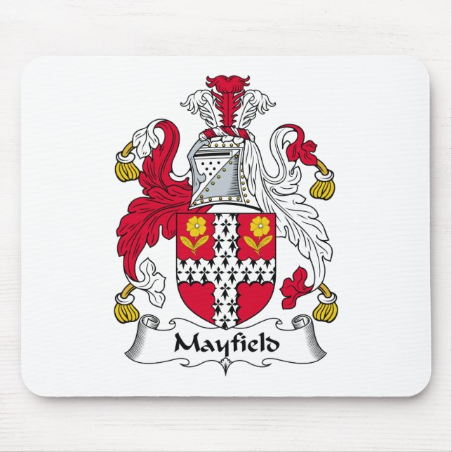 Mayfield Family Crest Mouse Mat (Front)