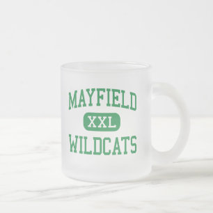 Mayfield - Wildcats - High School - Cleveland Ohio Frosted Glass Coffee Mug