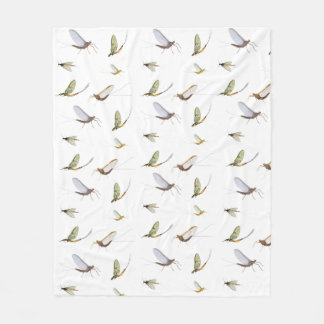 Mayflies Fleece Blanket