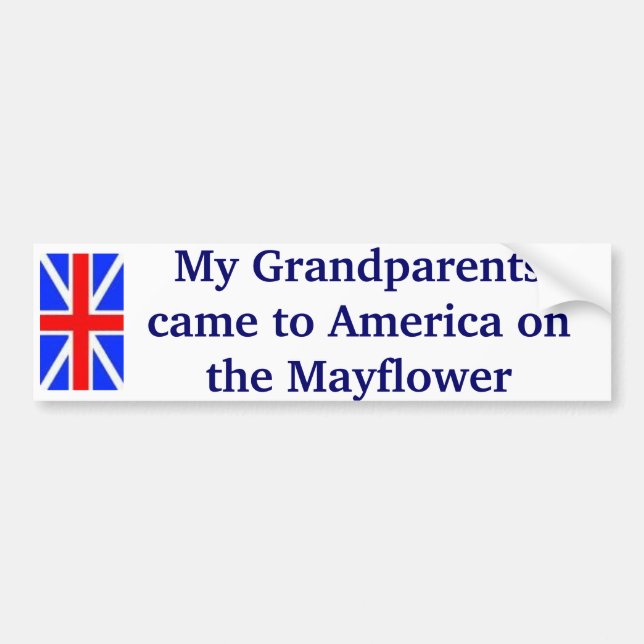 Mayflower Bumper Sticker (Front)