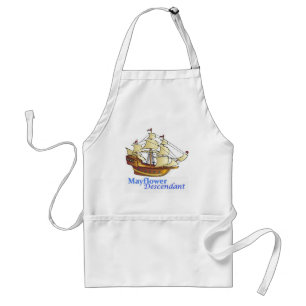 Mayflower Descendant Sailing Ship Standard Apron