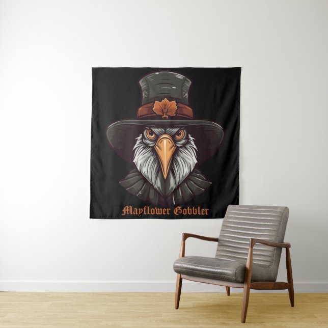  Mayflower Gobbler Tapestry (In Situ)