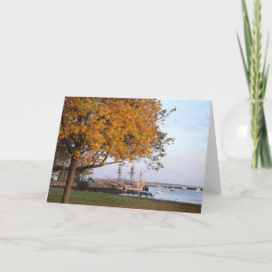 Mayflower II in October Card