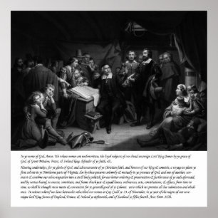 Mayflower - Signing of the Compact Poster