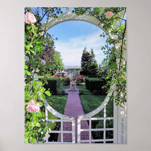 Mayflower Society gardens print