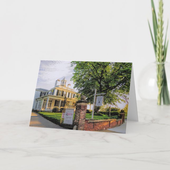 Mayflower Society House Plymouth MA Card (Front)