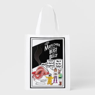MAYFLOWER'S vs THE KRAKEN 'Shopping Bag' Reusable Grocery Bag
