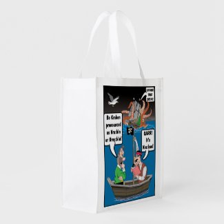 MAYFLOWER'S vs THE KRAKEN 'Shopping Bag' Reusable Grocery Bag