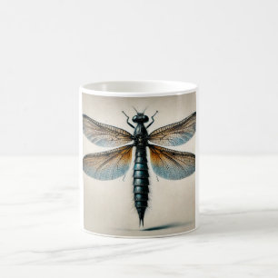 Mayfly in Watercolor and Ink 290824IREF243 - Water Coffee Mug