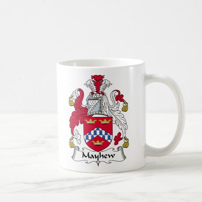 Mayhew Family Crest Coffee Mug (Right)