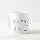 Mayline peptide name mug (Front Left)