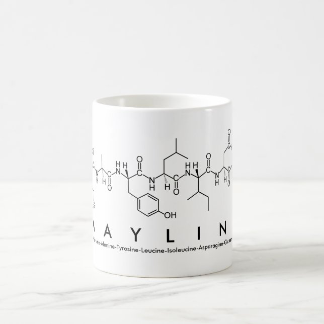 Mayline peptide name mug (Center)