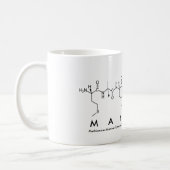 Mayline peptide name mug (Left)