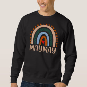 Maymay Rainbow Grandma Cute Mothers Day  Maymay Sweatshirt