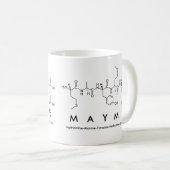 Mayme peptide name mug (Front Right)
