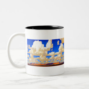 Maynard Dixon Cloud World Two-Tone Coffee Mug