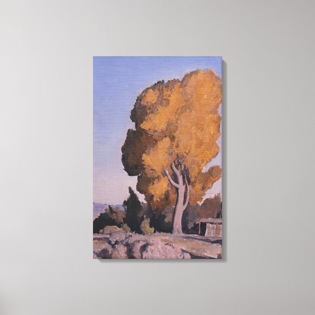 Maynard Dixon - LOW COUNTRY COTTONWOOD 1940 Canvas Print (Front)