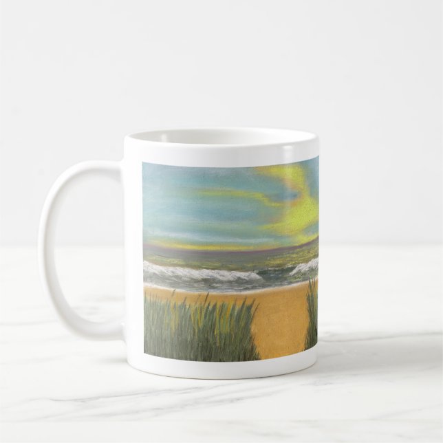 Mayo Beach Wellfleet Cape Cod Painting Coffee Mug (Left)