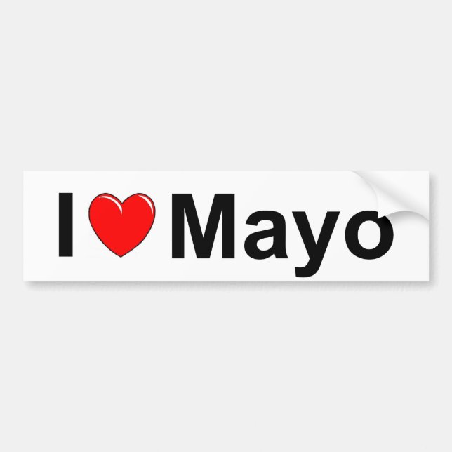 Mayo Bumper Sticker (Front)